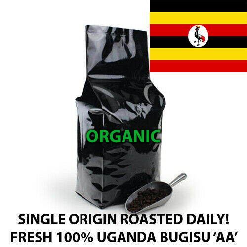2, 5, 10 LB UGANDA ORGANIC FRESH ROASTED COFFEE WHOLE BEAN, GROUND - ARABICA gallery