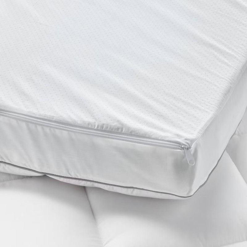 Full Premium Cooling 4" Dual Layer Memory Foam Mattress Topper - Casaluna gallery