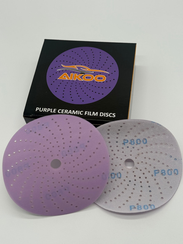 AIKOO 6" Hook & Loop Ceramic Multi-hole Sanding Discs Orbital DA Sanders Paper gallery