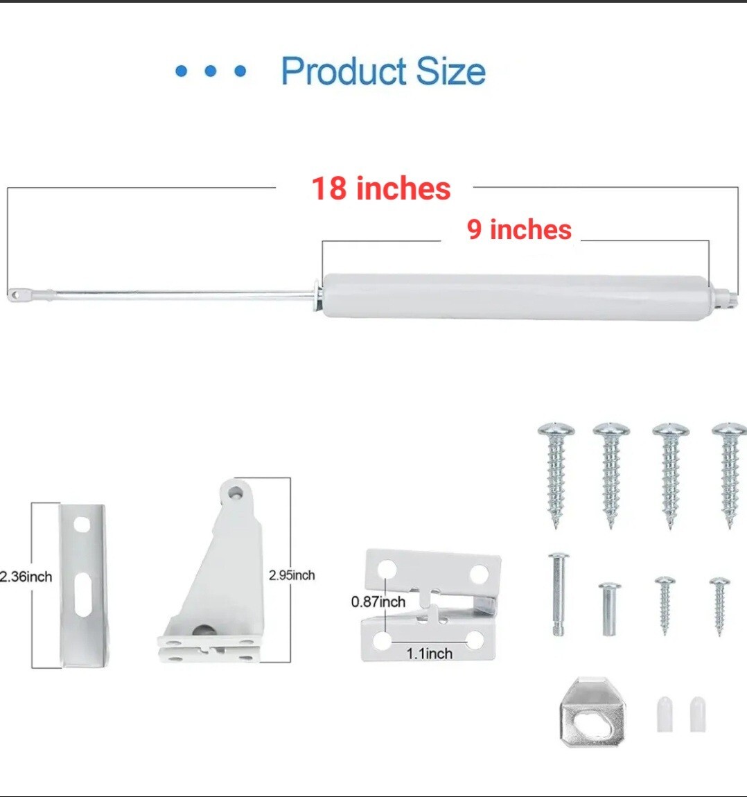Storm Door Closer, Gray,Door Closure with Hold Open Feature & Smooth Closing Mot gallery