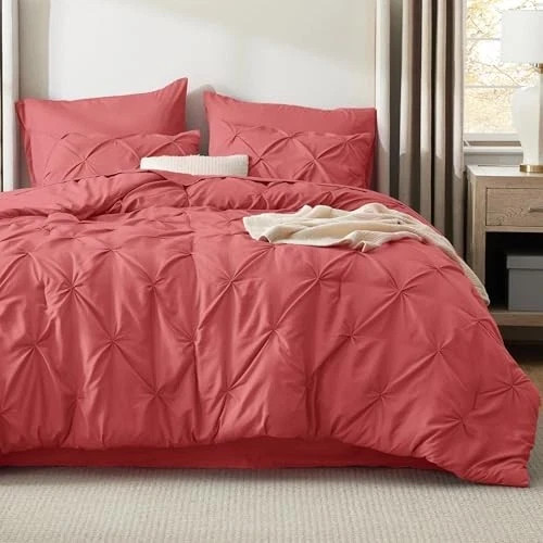 Size Comforter Set Coral Red - Bed in a Bag Bedding Set 7 King 05 - Coral gallery