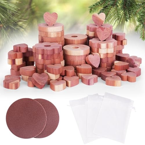 Woodever 90 Pack Cedar Blocks for Clothes Storage, 100% 1 Count (Pack of 90) gallery
