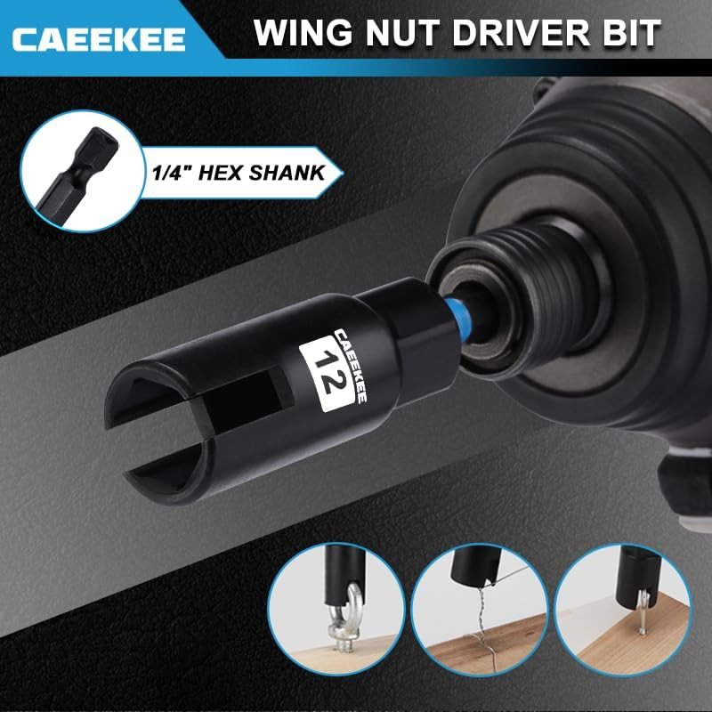 68PCS Magnetic Nut Driver Set for Impact Drill, 1/4" Impact Drill Driver Bit Set gallery