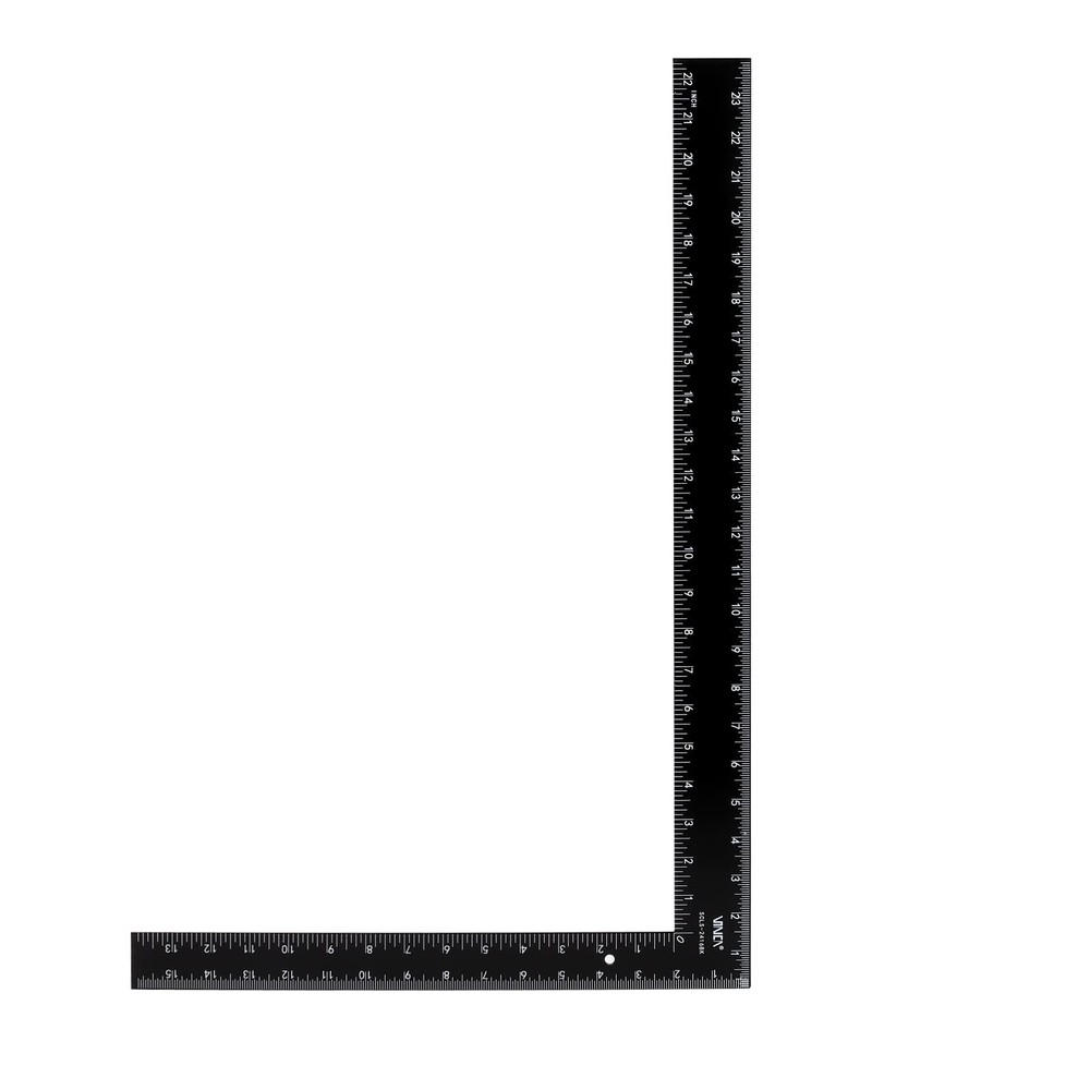 Carpenter Framing L Shape Square SCLS-2416BK 16 inch x 24 inch Steel Black Fi...