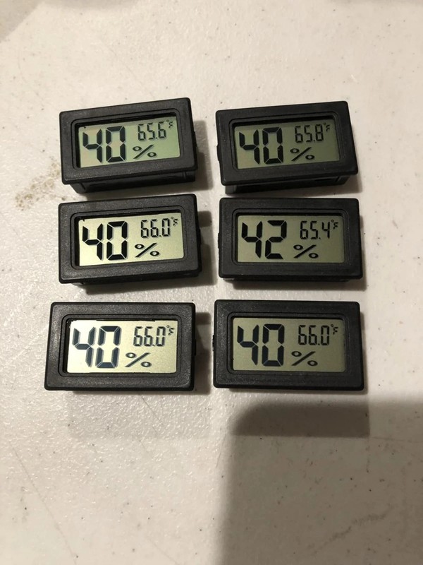 6 Pack Mini Hygrometer Indoor Humidity Meter, Small Digital Thermometer Humidity gallery