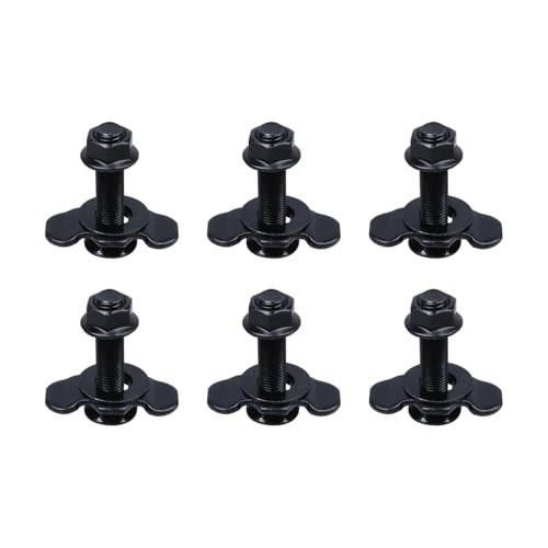 L-Track Double Lug Threaded Stud Fitting 6Pcs, 5000LB Heavy Duty 3/8" Thread gallery