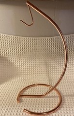 Thick Solid Copper Banana Holder Stand 13 1/2 Inch Tall
