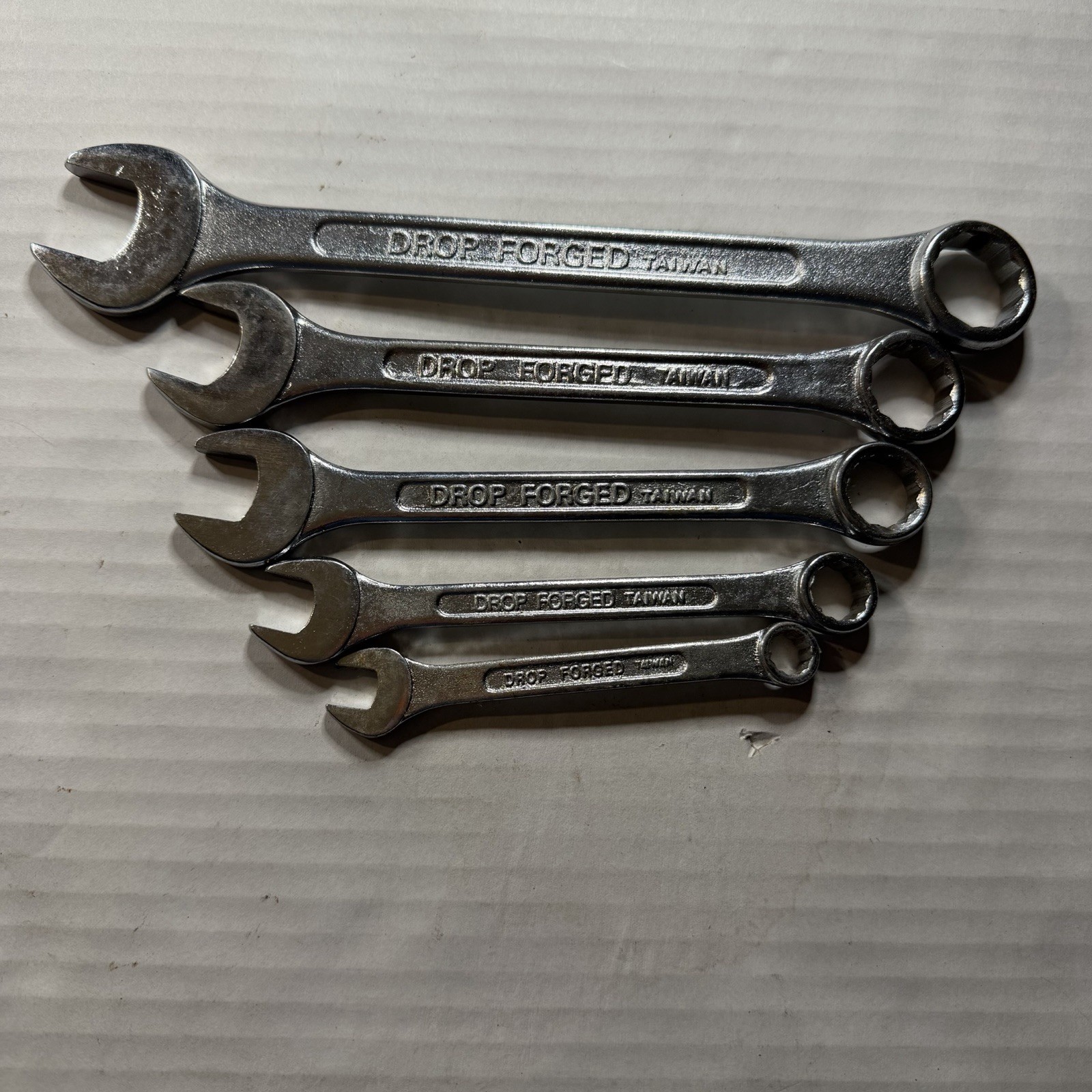 Sears Metric Combination Wrench Set 5pcs 8mm–19mm Taiwan Made Garage Tools gallery