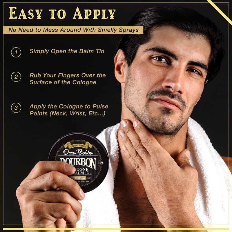 Occo Bobbo - Solid Cologne Bourbon and Sandalwood Scent. Solid Bourbon Cologn... gallery