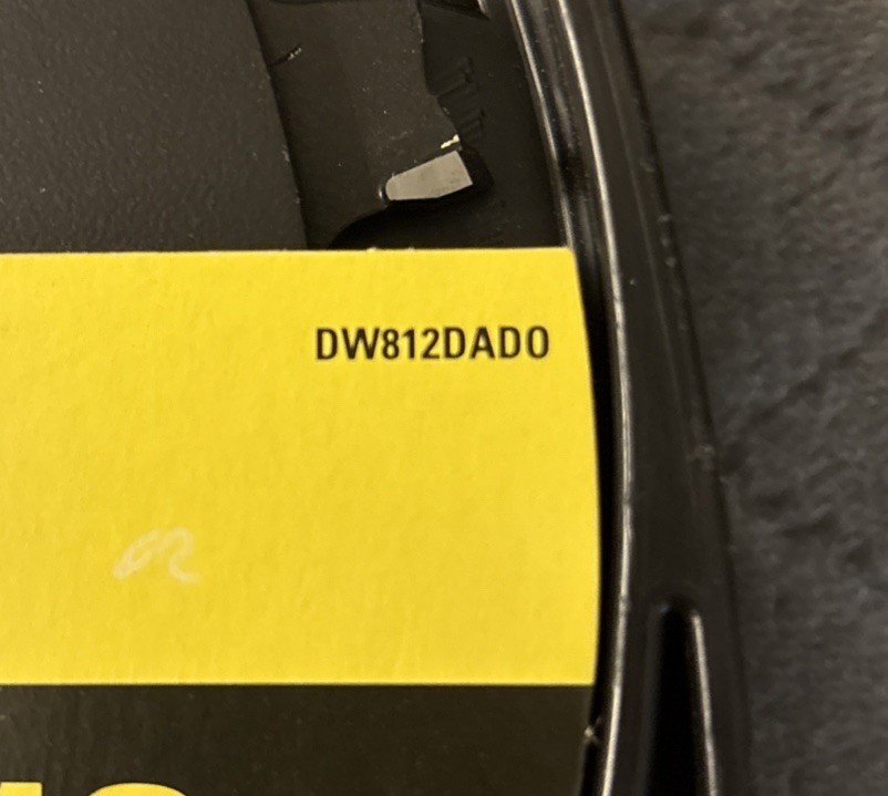 DEWALT 8'' 12-Tooth Carbide Dado Miter/Table Saw Blades 15pc Set (DW812DADO) gallery