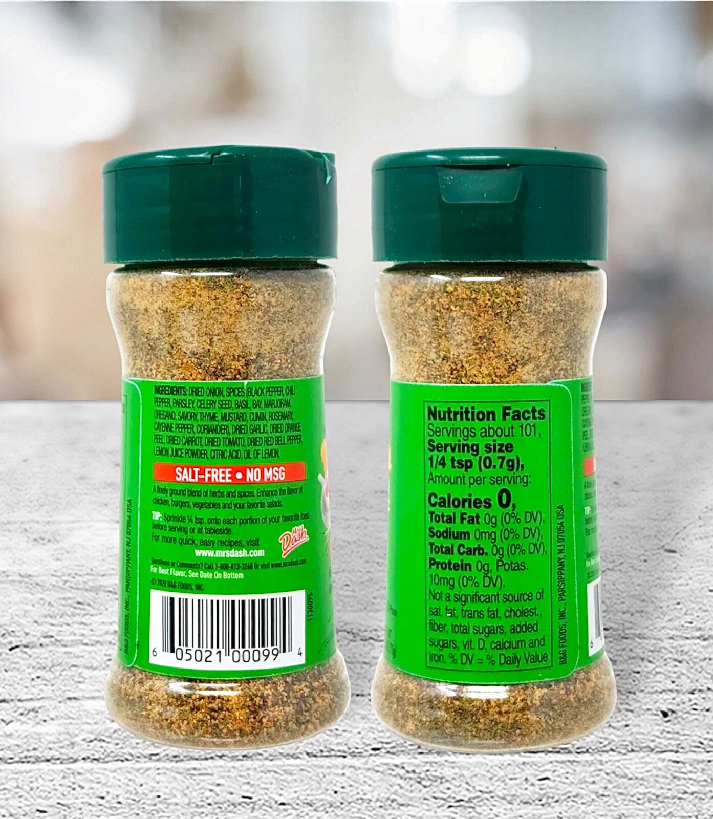 2 Dash Salt-Free Table Blend Seasoning Blend ~ No MSG~2.5oz Each gallery