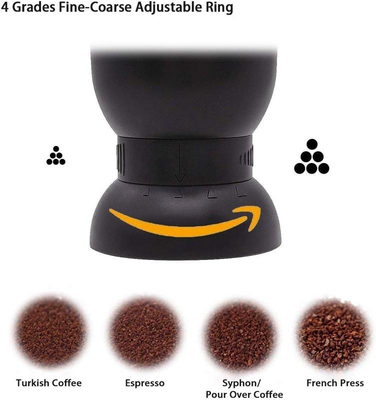 Compact Coffee Bean Grinder with Ceramic Burrs & Easy Fill Design for Fresh Brew gallery