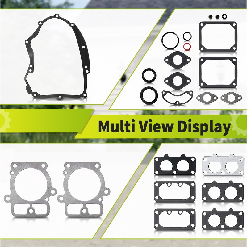 Engine Gasket Seal O-ring Set For B&S 405777 406777 407677 407777 gallery