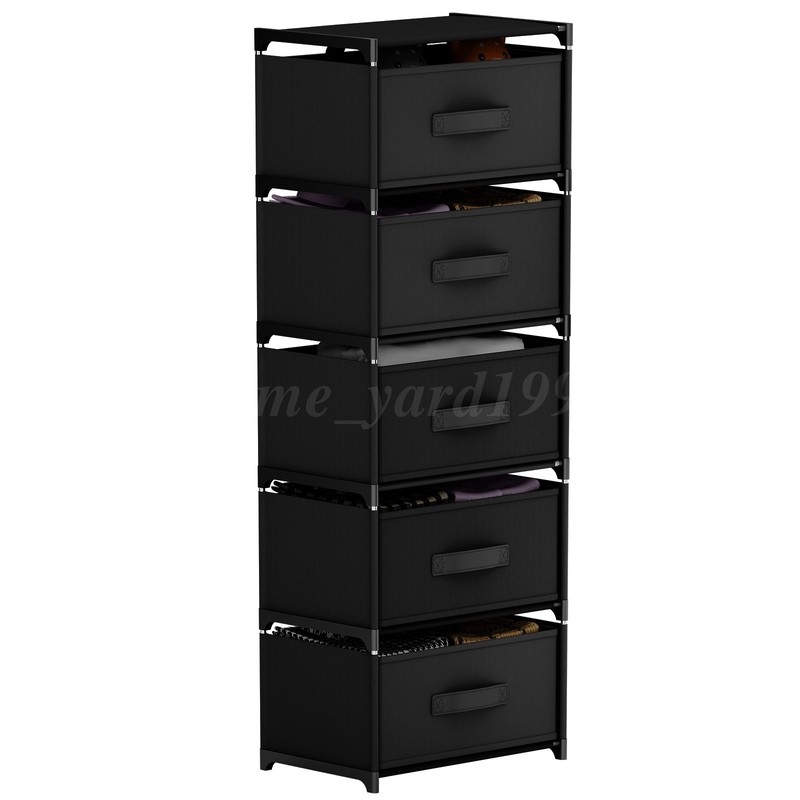 Multifunctional Fabric Storage Tower Dresser 2-9 Drawers for Home Organization gallery