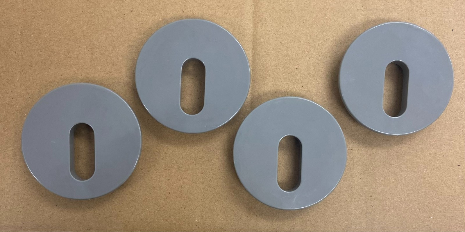 Deck Jet (J Style) Cap Gray Round SET OF FOUR (compare to 25597-001-020) gallery