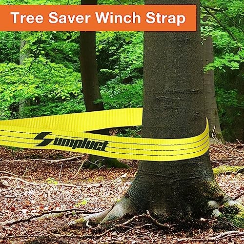 3 inch, 8 Foot Tree Saver, Winch Strap, Tow Strap 30,000 Pound 3inX8ft-30,000LB gallery