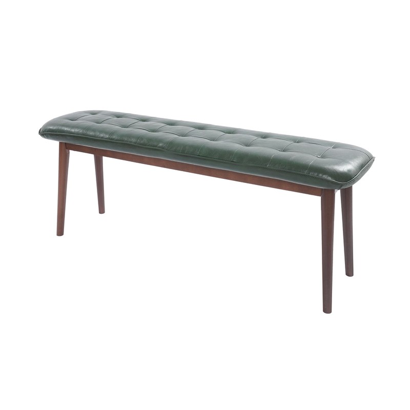 47" Solid Wood PU Bench, Solid Wood Bench for Home and Commercial Use 330.69lbs gallery