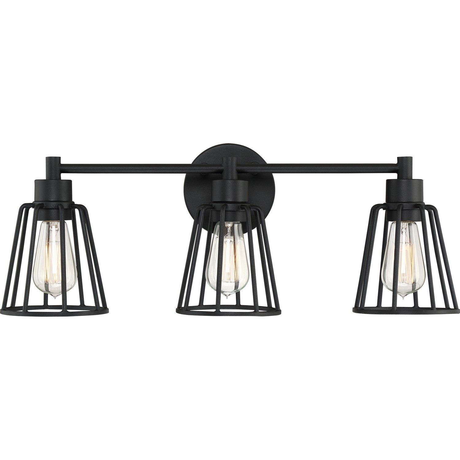Atticus 3-Light Bathroom Vanity Light in Earth Black gallery
