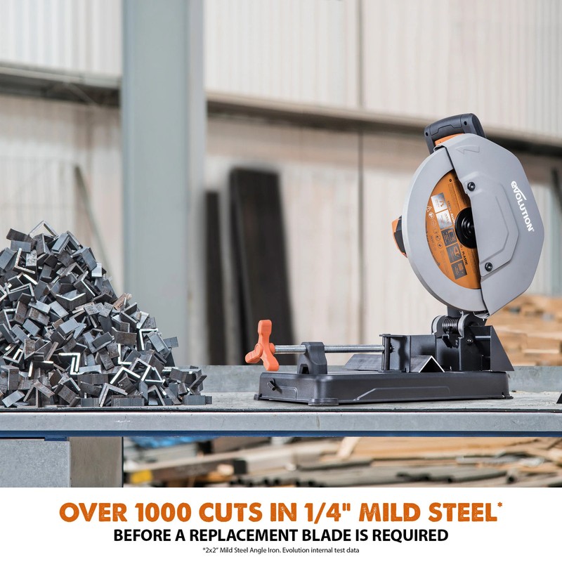 Evolution R355CPS: Multi-Material Cutting Chop Saw With 14 in. Blade gallery