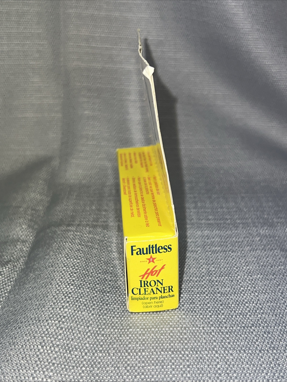 Faultless Starch Faultless Hot Iron Cleaner 1oz 28 Grams Vintage Box gallery