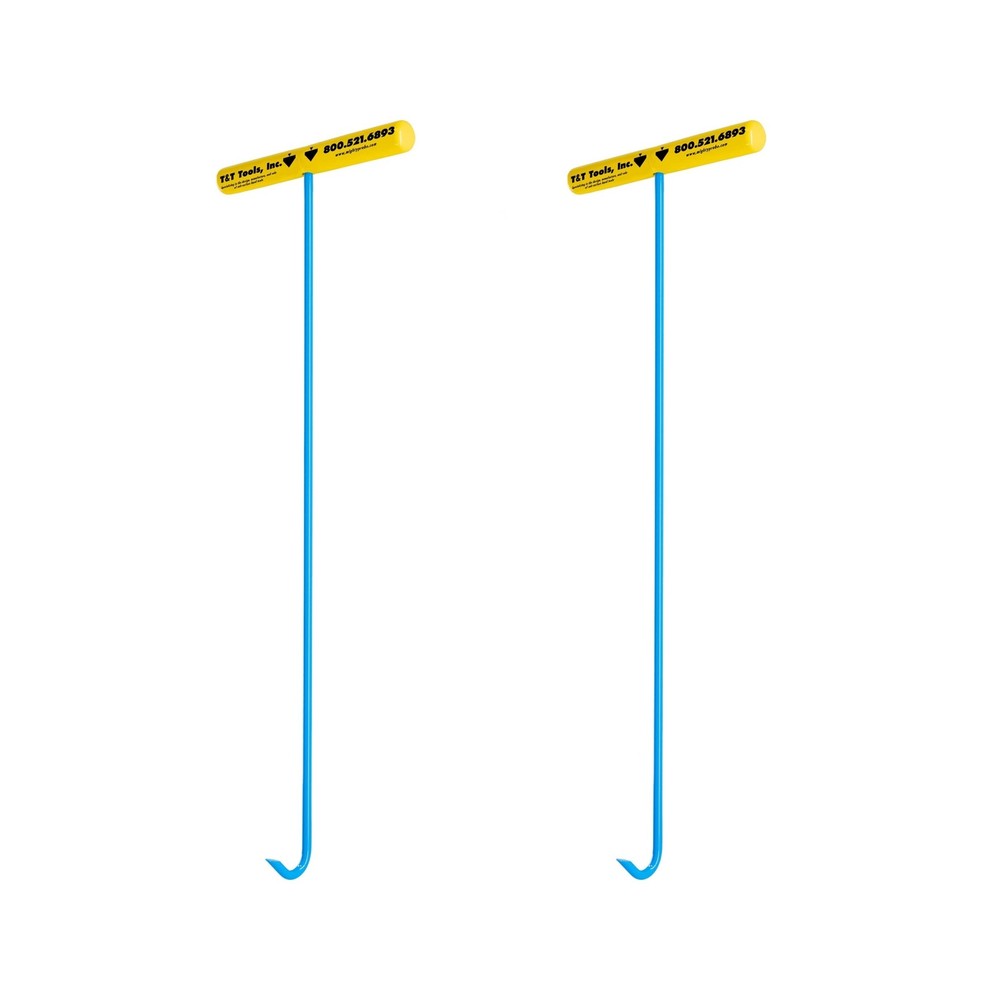 T&T Tools Handy Hook Lifting Tool – 30 Inch Pump Hook End Made with 3/8" S