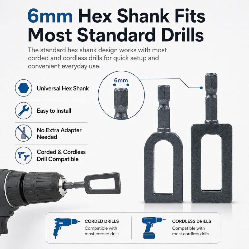 Electric Wire Stripping Twisting Tool, Heavy Duty WireTwister with 1/4 Hex Shank gallery