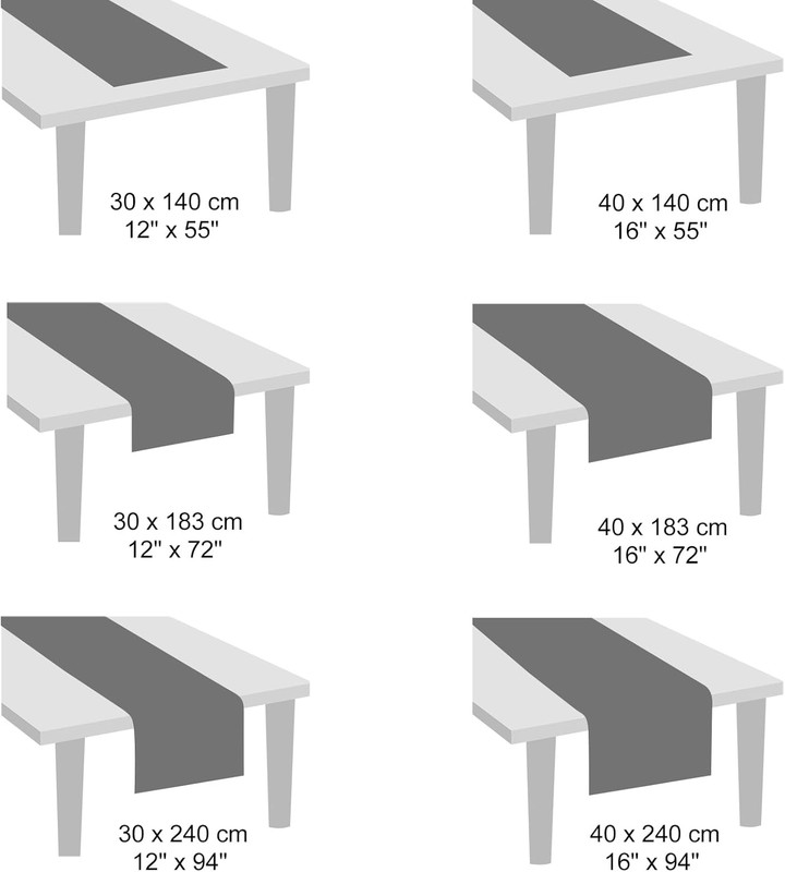 Table Runner, Vinyl Table Runner Indoor 55 Inch Long Arbitrarily Cropped Runner gallery