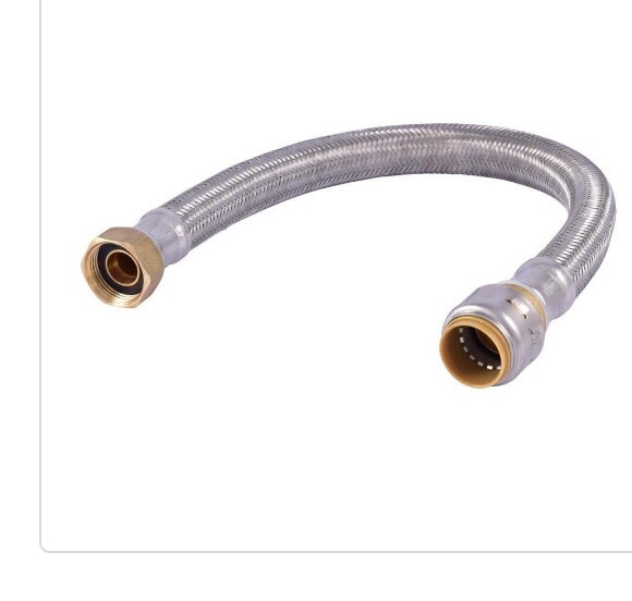 SharkBite Max 3/4 in. Push-to-Connect x 3/4 in. FIP x 24 in. Braided Stainless🔥 gallery