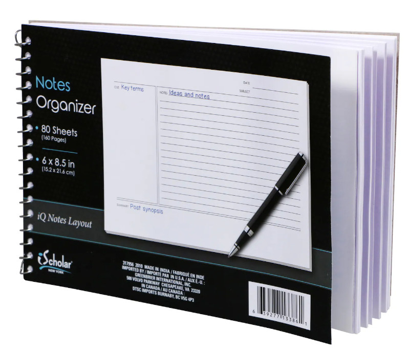iScholar(R) Spiral-Bound Notes List Organizers 6" x 8.5" 80 Sheets (160) Pages gallery