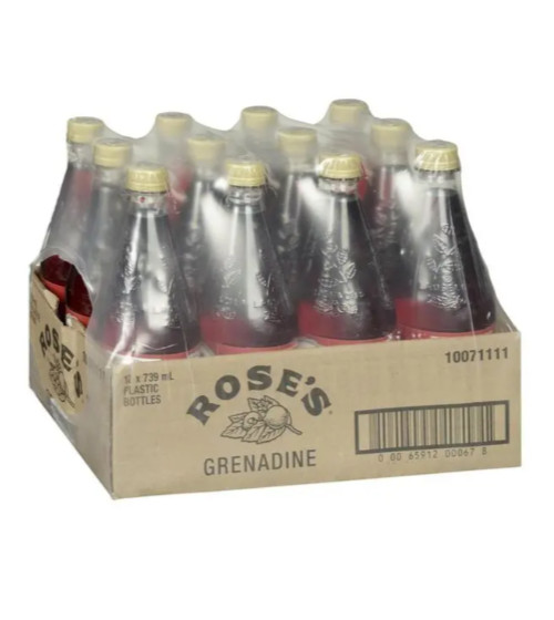ROSE'S Grenadine Syrup 739mL, 12 Bottles-perfect for making cocktails-BB:MAY2027 gallery