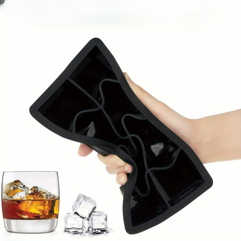 2 Pack Large Silicone Ice Cube Trays Square Ice Cube Molds for Whiskey 16 cubes gallery