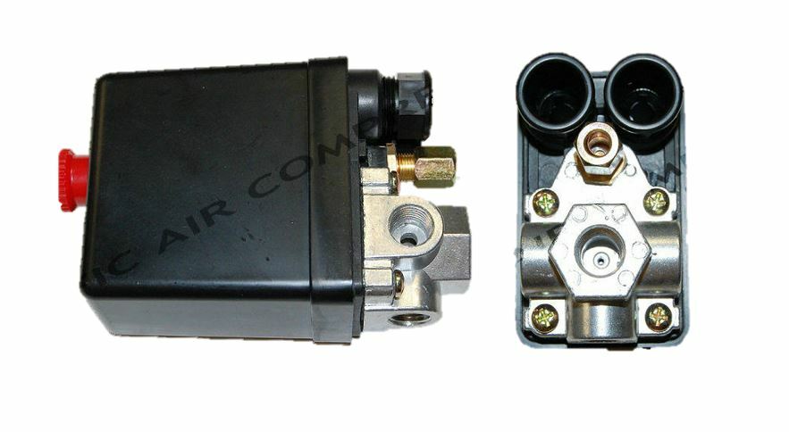 887515 HITACHI PRESSURE SWITCH W/ UNLOADER VALVE PUSH PULL ON/OFF gallery