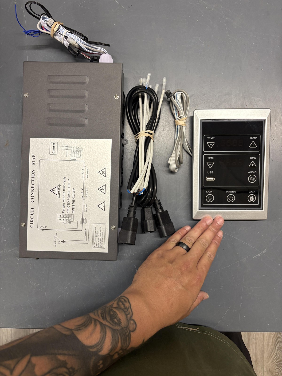 Infrared Sauna Electrical Control Box & Digital Control Panel gallery