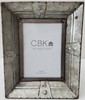 CBK - Inspired Home Galvanized Metal 5" x 7" Landscape or Portrait Photo Frame gallery