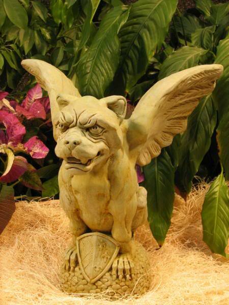 Cast Stone Cement Concrete Argus Gargoyle Outdoor Garden Statue gallery