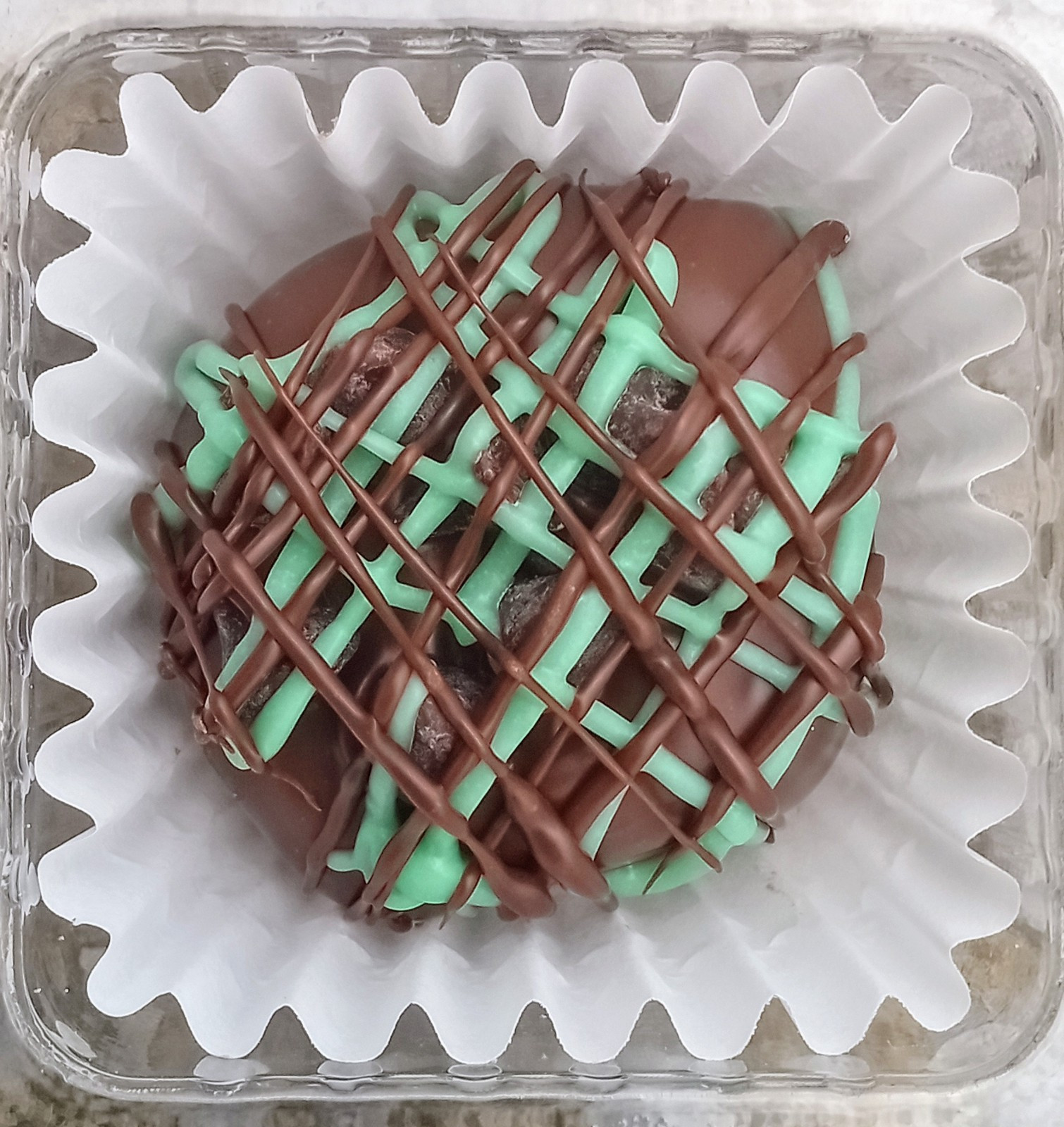 Mint Chocolate Chip Truffles!! St. Patrick's Day! 1 Dozen Gift Box!! gallery