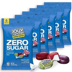 JOLLY RANCHER Hard Candy, Assorted Flavors, Sugar-Free, 3.6-Ounce (6 Bags) Sale!