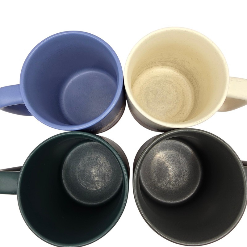 Pendleton Striped Stoneware Coffee Mugs Set Of 4 18 Oz Multicolor Terracotta gallery