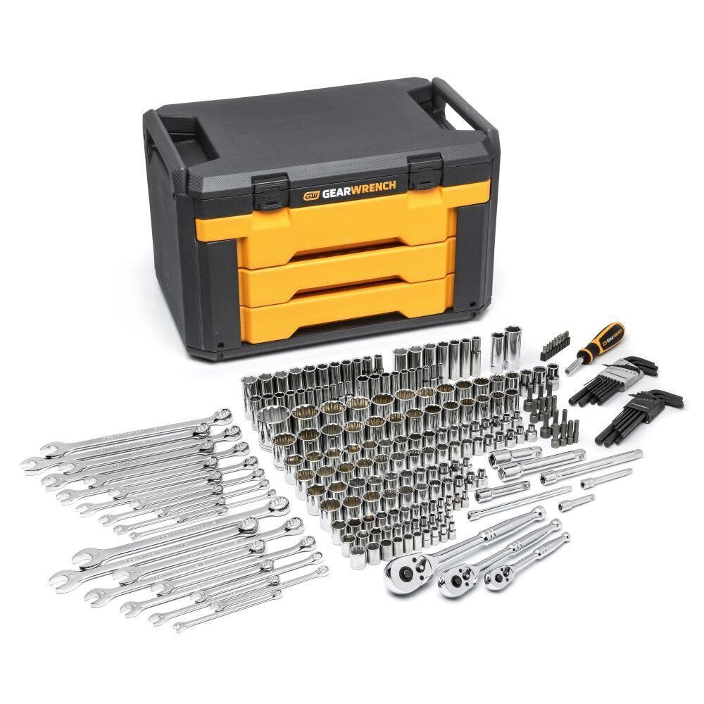 Gearwrench 239 Pc Complete Mechanics Tool Set 1/4"-1/2" Dr (80942) gallery