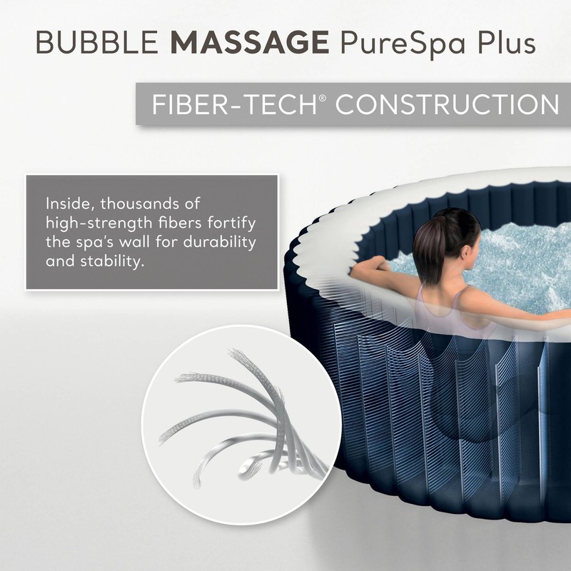 Intex Rechargeable Pool Vacuum Cleaner and Inflatable Hot Tub Bubble Jet Spa gallery