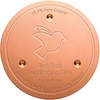 Pure Copper Bird Bath Cleaning Disk - 0.6mm Reinforced, All-Season Water Safe gallery