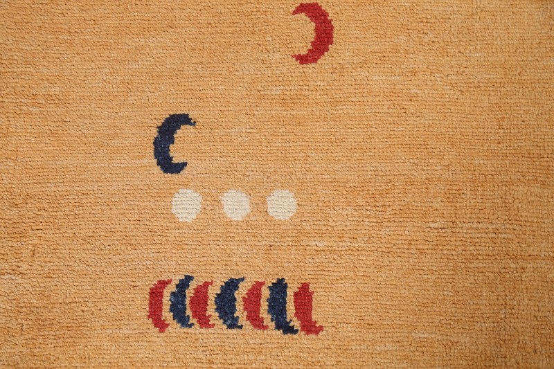 Bordered Gabbeh Contemporary Oriental Area Rug Hand-knotted WOOL Carpet 7x10 ft gallery