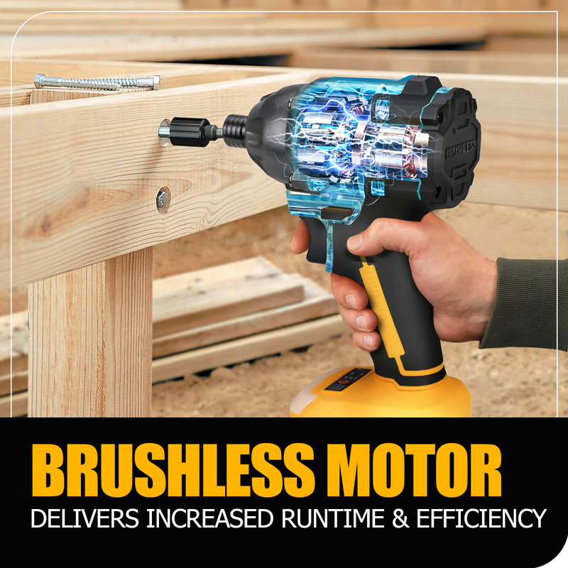 Compatible Dewalt 20Volt Max Brushless Cordless 1/4" Hex Impact Driver Compact gallery