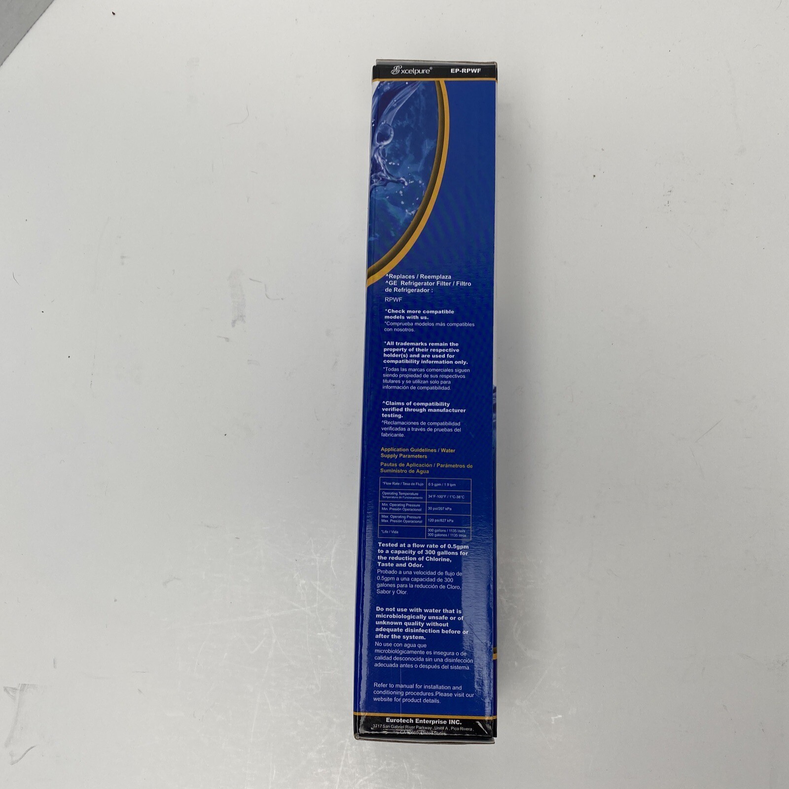Excelpure Refrigerator Water Filter Replacement Cartridge For GE EP-RPWF RWF360 gallery