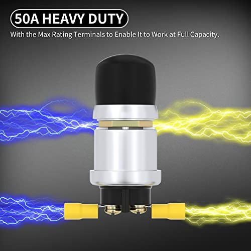 Push Button Starter Switch 12V / 24V Waterproof Push Start Button 50A 1Pc gallery