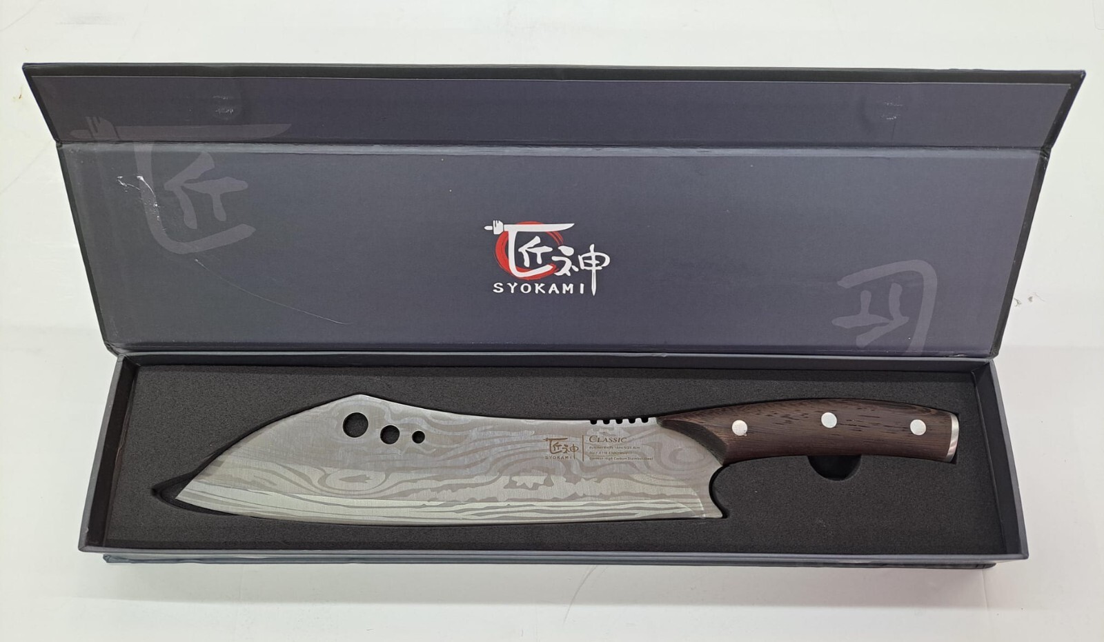 #Butcher Knife,10 Inch Meat Cleaver Chef Knife With Herb Stripper Japanese Style gallery