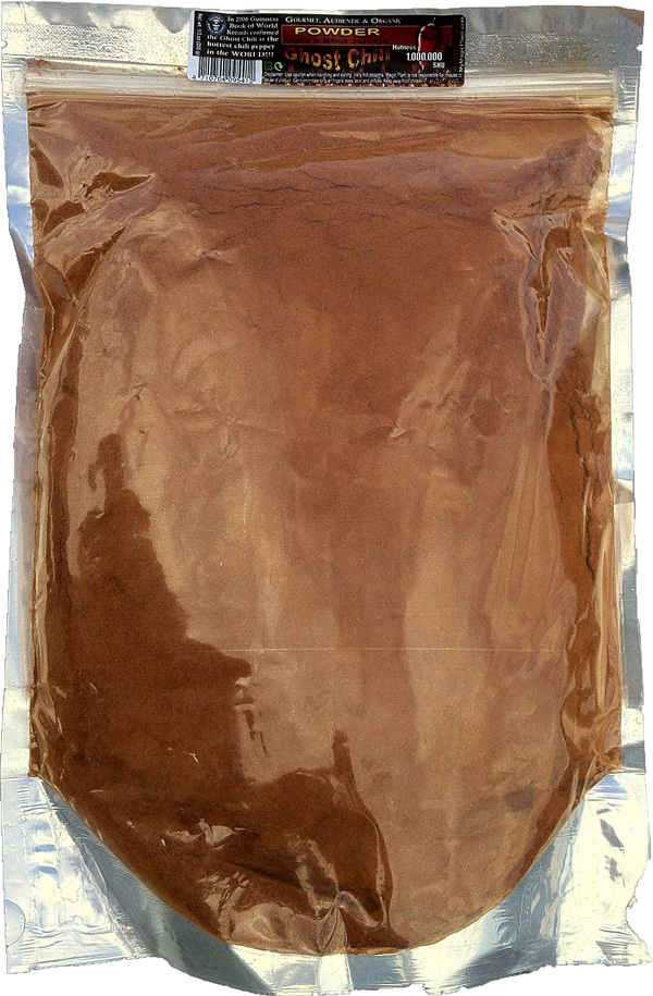 Red Ghost (Bhut Jolokia) Pepper Fine Ground Powder Bulk 1 Lb | Super Hot Ghost gallery