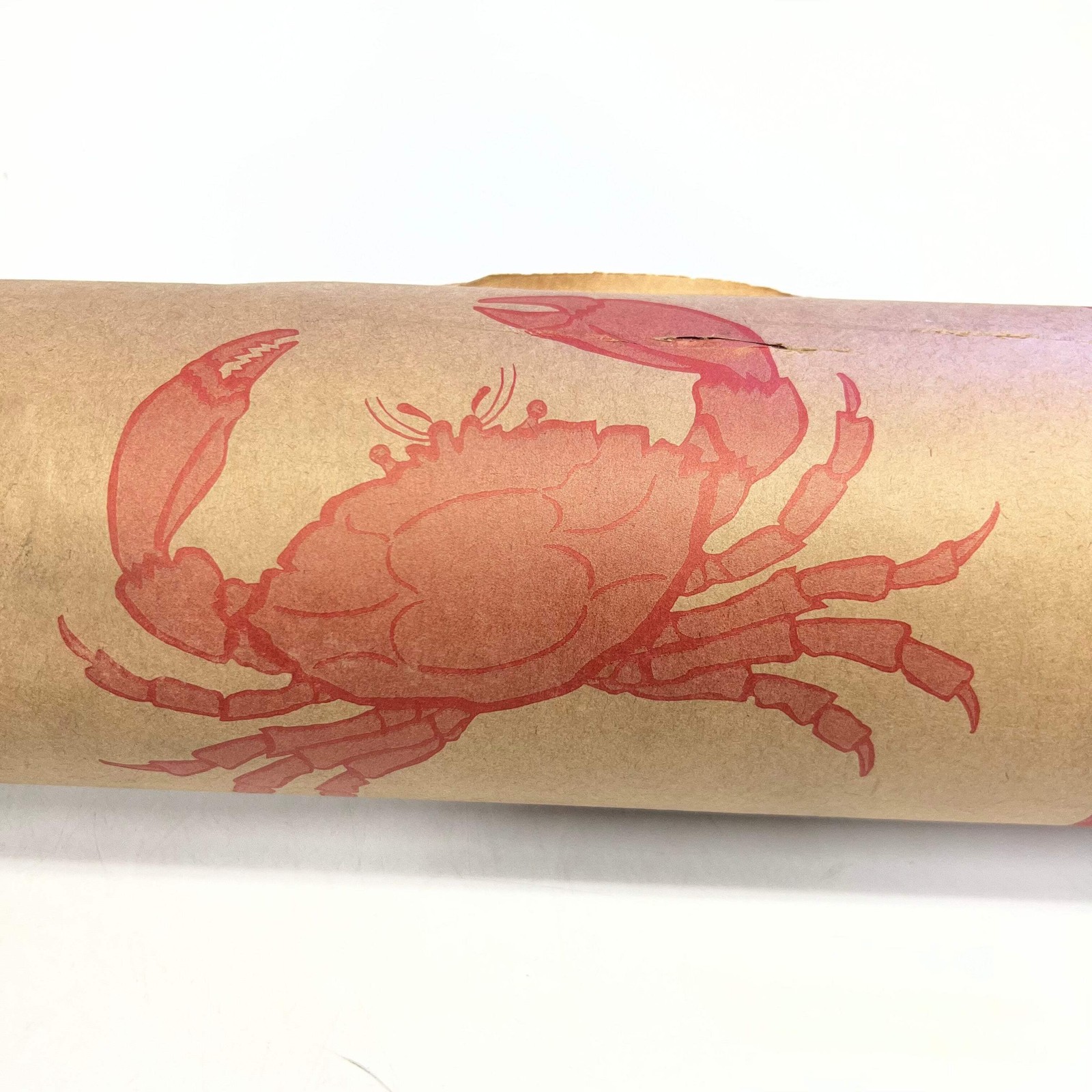 N. F. String & Son Paper Table Cover with Crab Pattern Sz 40"W 300' gallery