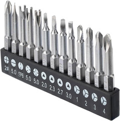 13pc Security Screwdriver Bit Set 1/4″ Hex Shank Y-Type Spanner Triangle 50mm