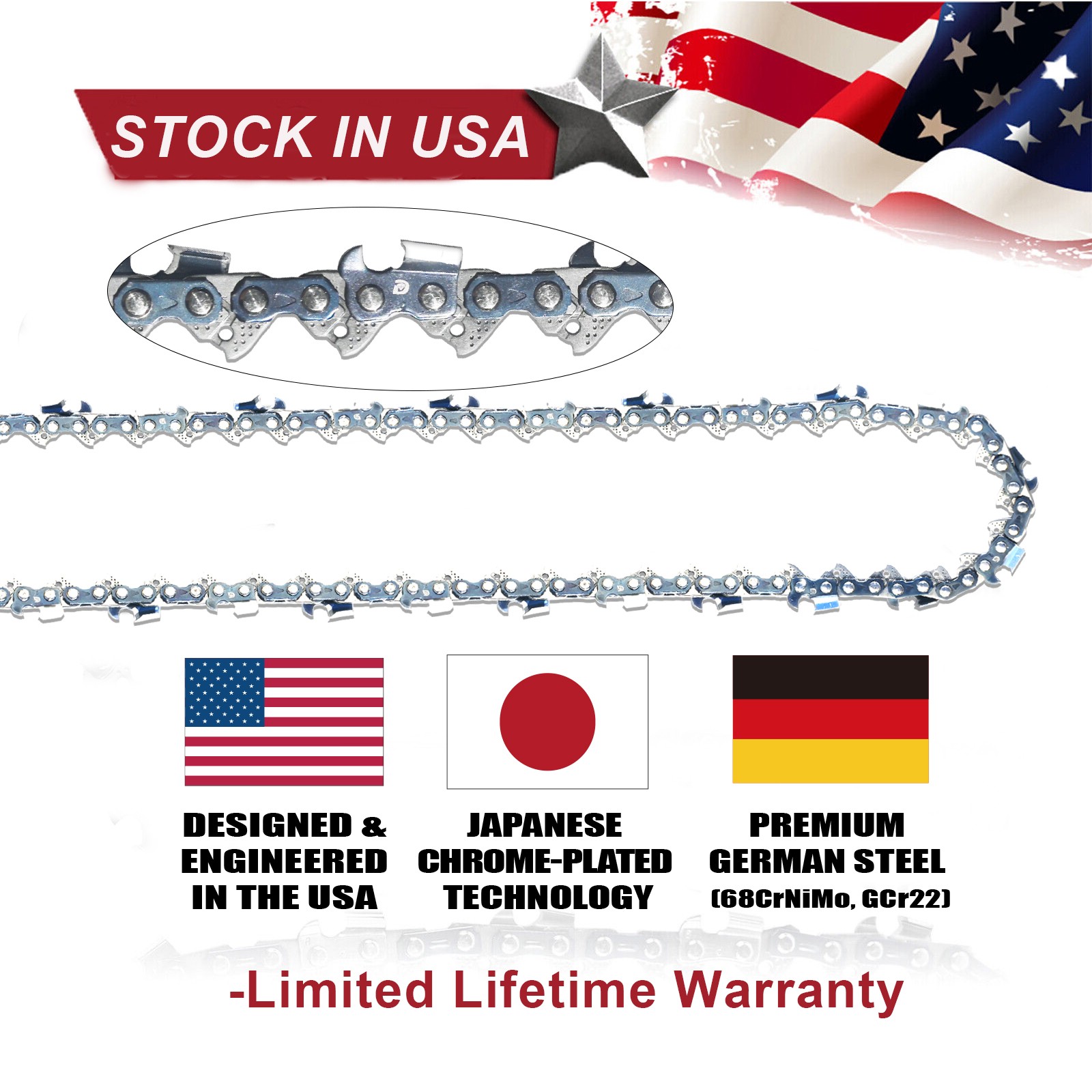 1PACK,28 Inch Chainsaw Chain FOR Stihl MS 441 C-M,MS 441 C-MQ,MS 441 RC-M,MS 460 gallery